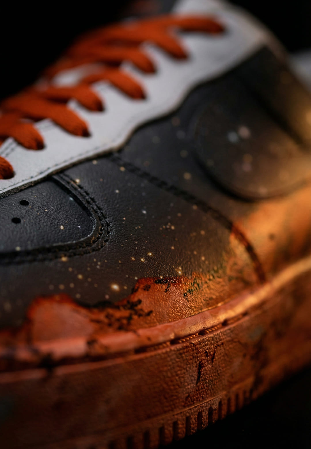 Leather and Painting Details Musk Be On Mars