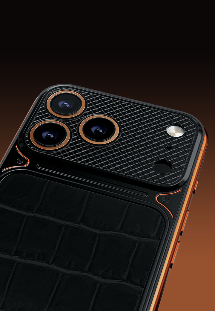 Color Black Orange