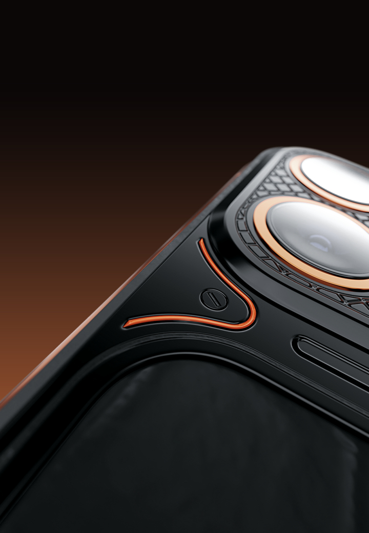 Metal Black Orange