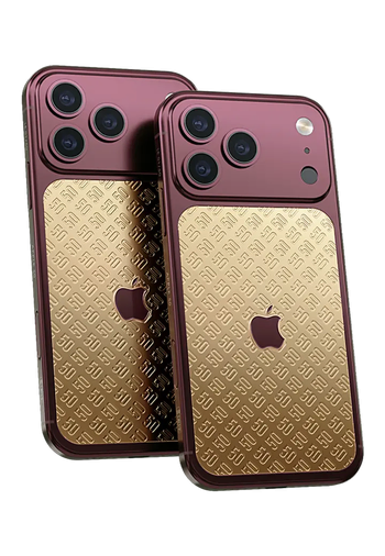 Soft Custom iPhone 18 Pro/Pro Max  Gold Wine