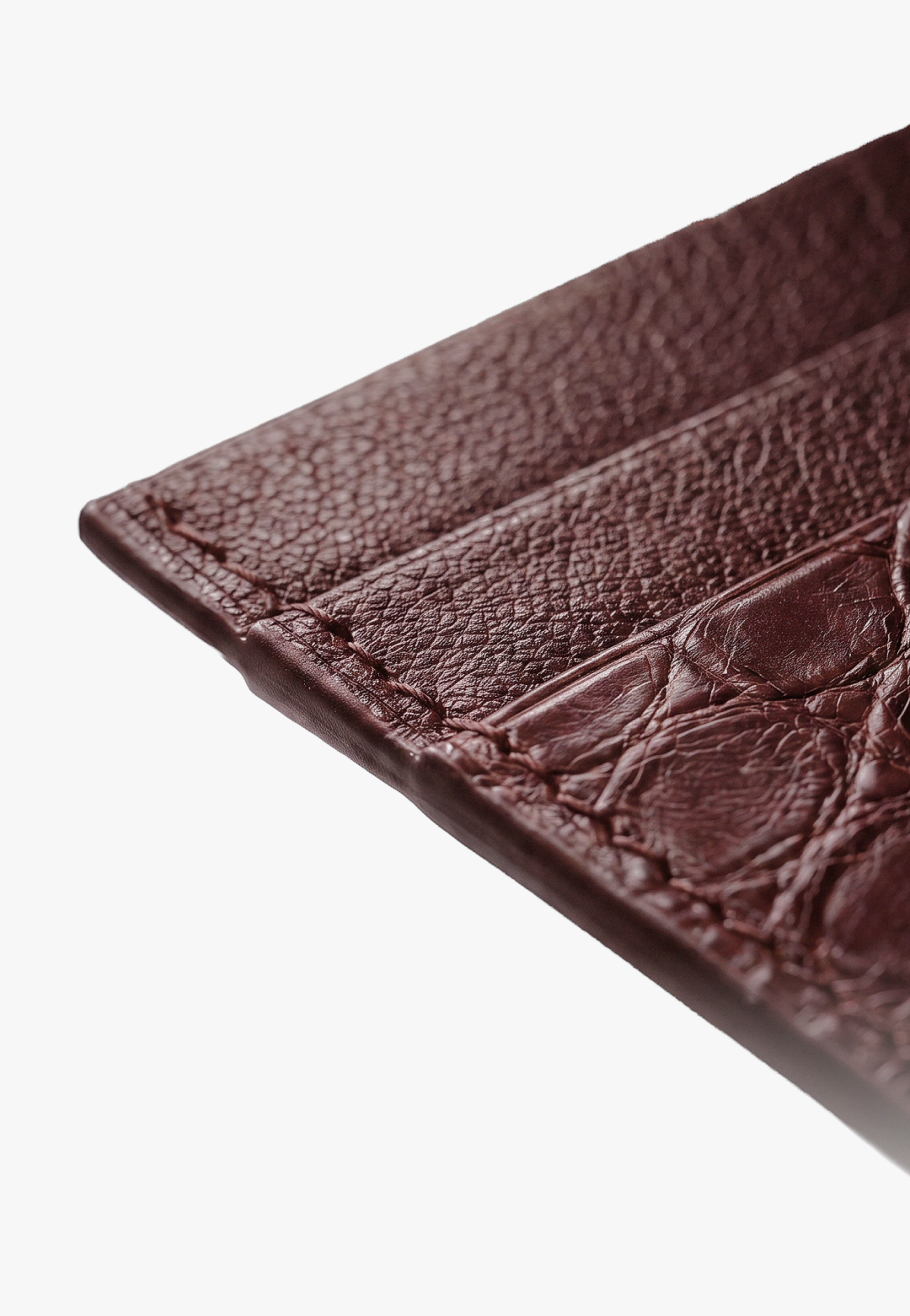 Texture and hand stitching Brunello