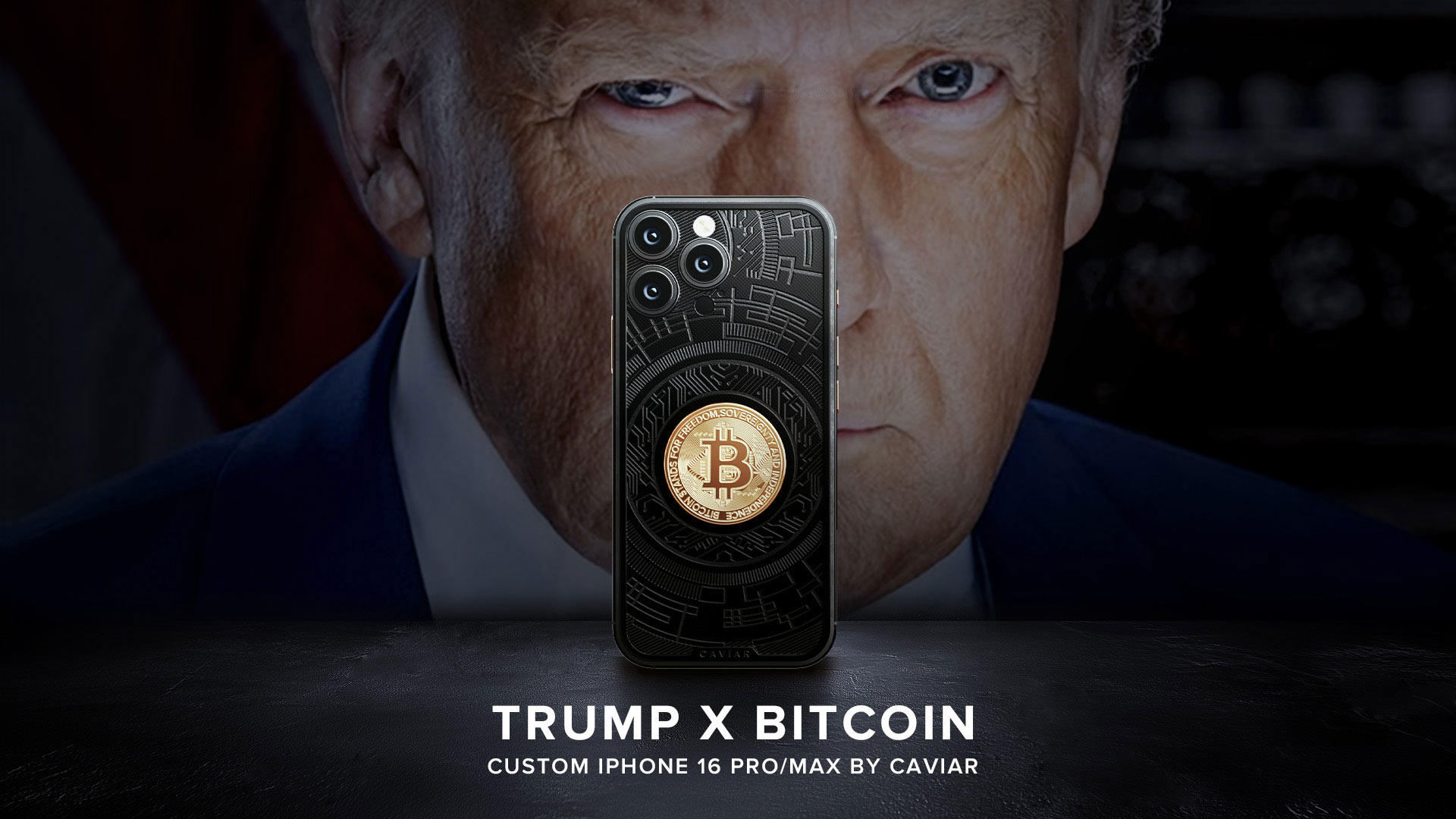 Caviar Unveils an Exclusive Black Edition of the Trump x Bitcoin iPhone 16 Pro Max