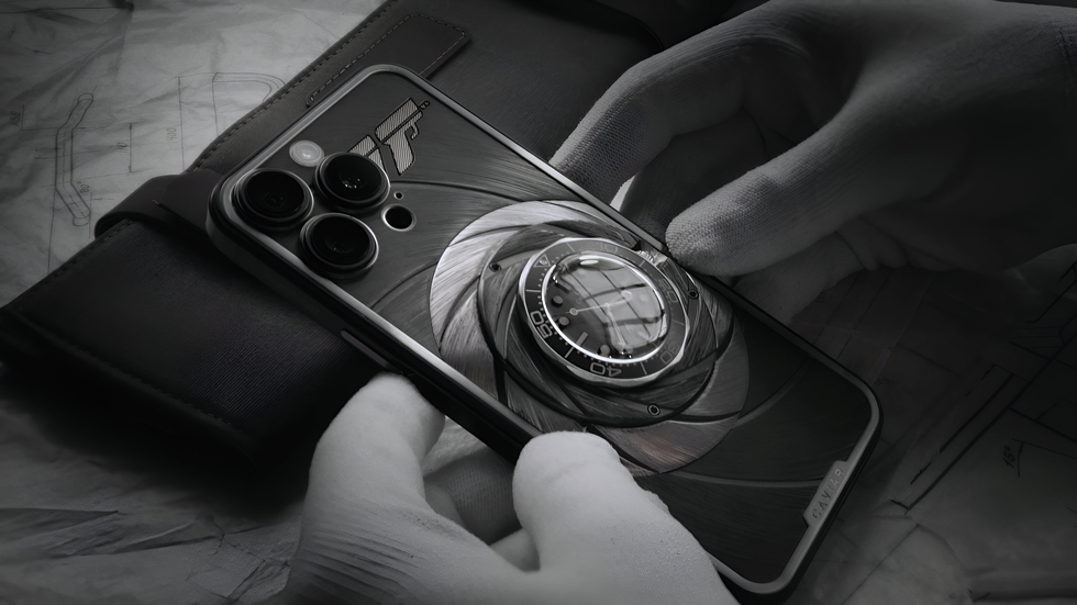Caviar Launches iPhone with Built-In Omega Watch Worn by James Bond