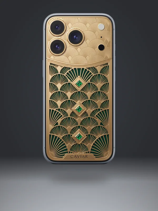 ART DECO · Emerald Fans